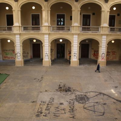 Rectoria Despues De La Entrega Casa Del Estudiante 135